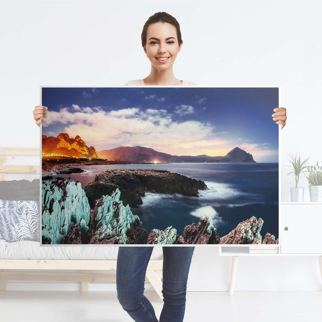 Klebefolie Seaside - IKEA Lack Tisch 118x78 cm - Folie