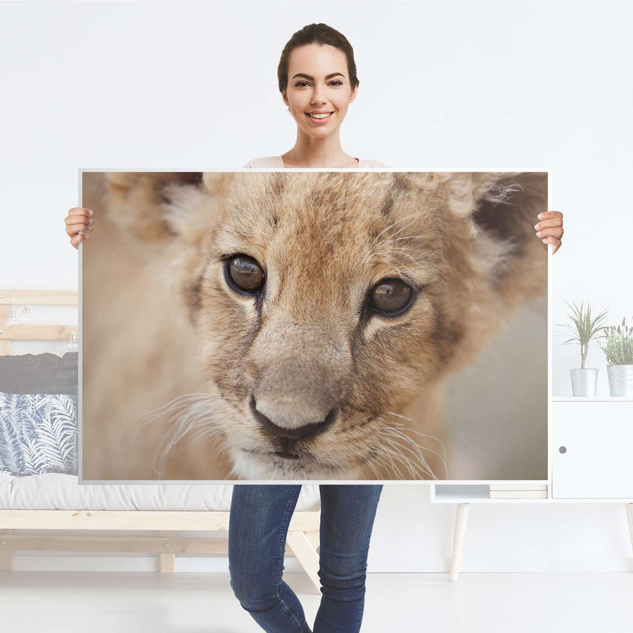 Klebefolie Simba - IKEA Lack Tisch 118x78 cm - Folie