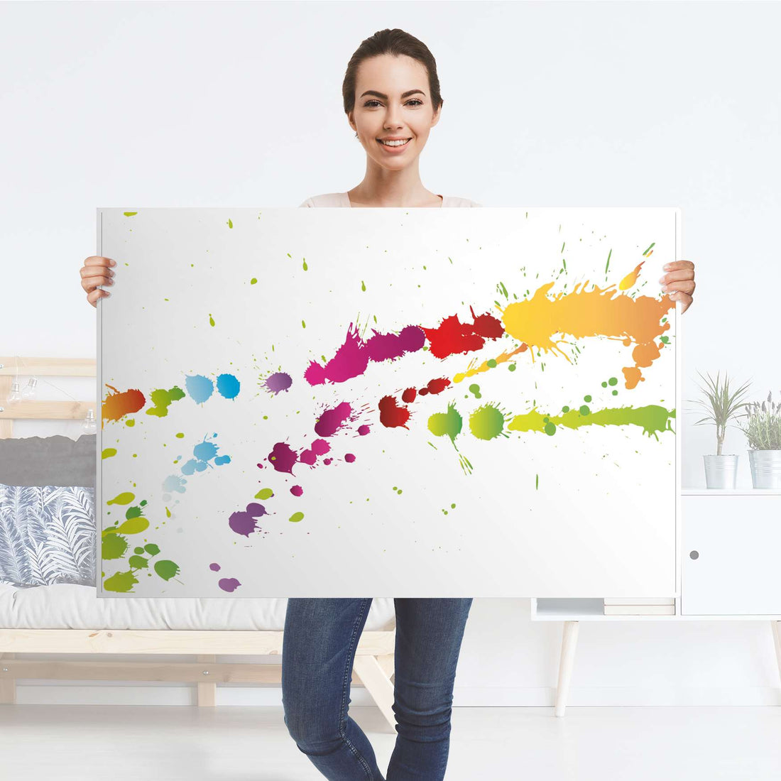 Klebefolie Splash 2 - IKEA Lack Tisch 118x78 cm - Folie