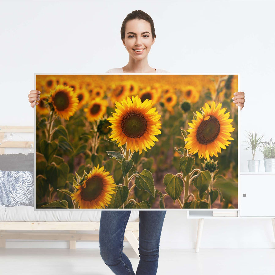 Klebefolie Sunflowers - IKEA Lack Tisch 118x78 cm - Folie