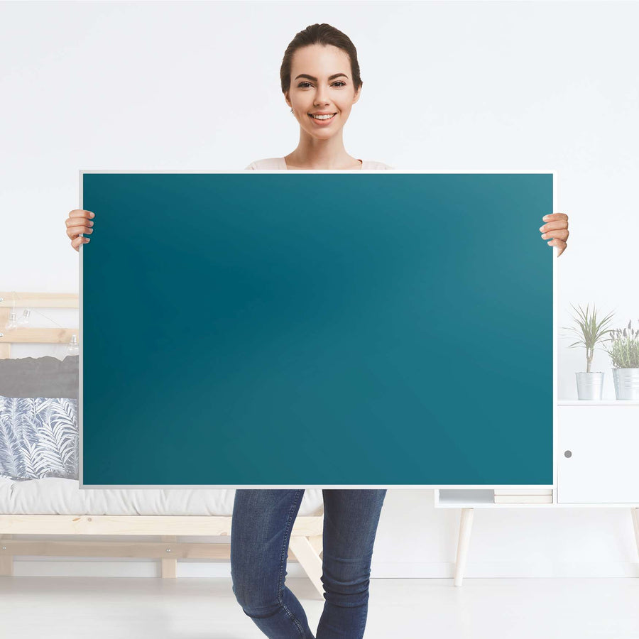 Klebefolie Türkisgrün Dark - IKEA Lack Tisch 118x78 cm - Folie
