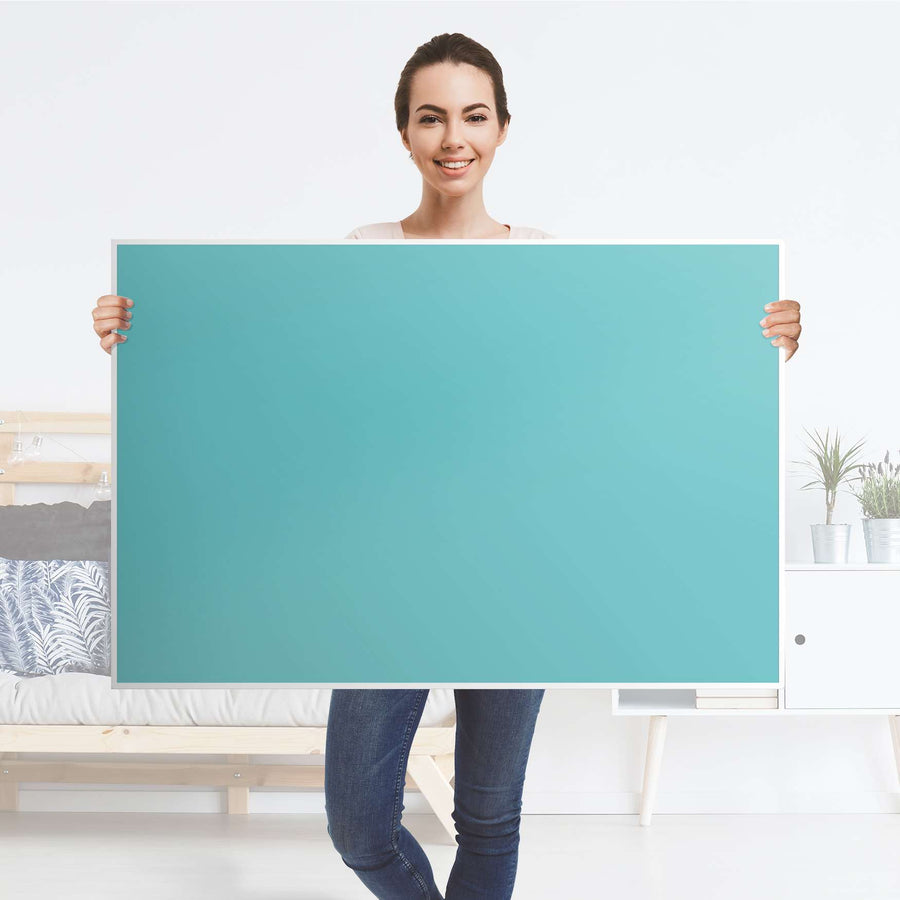 Klebefolie Türkisgrün Light - IKEA Lack Tisch 118x78 cm - Folie