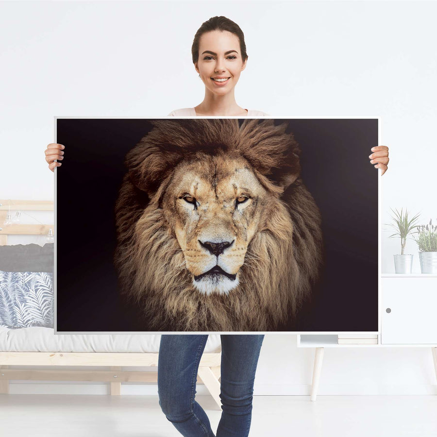 Klebefolie Wild Eyes - IKEA Lack Tisch 118x78 cm - Folie