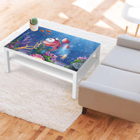 Klebefolie Bubbles - IKEA Lack Tisch 118x78 cm - Kinderzimmer