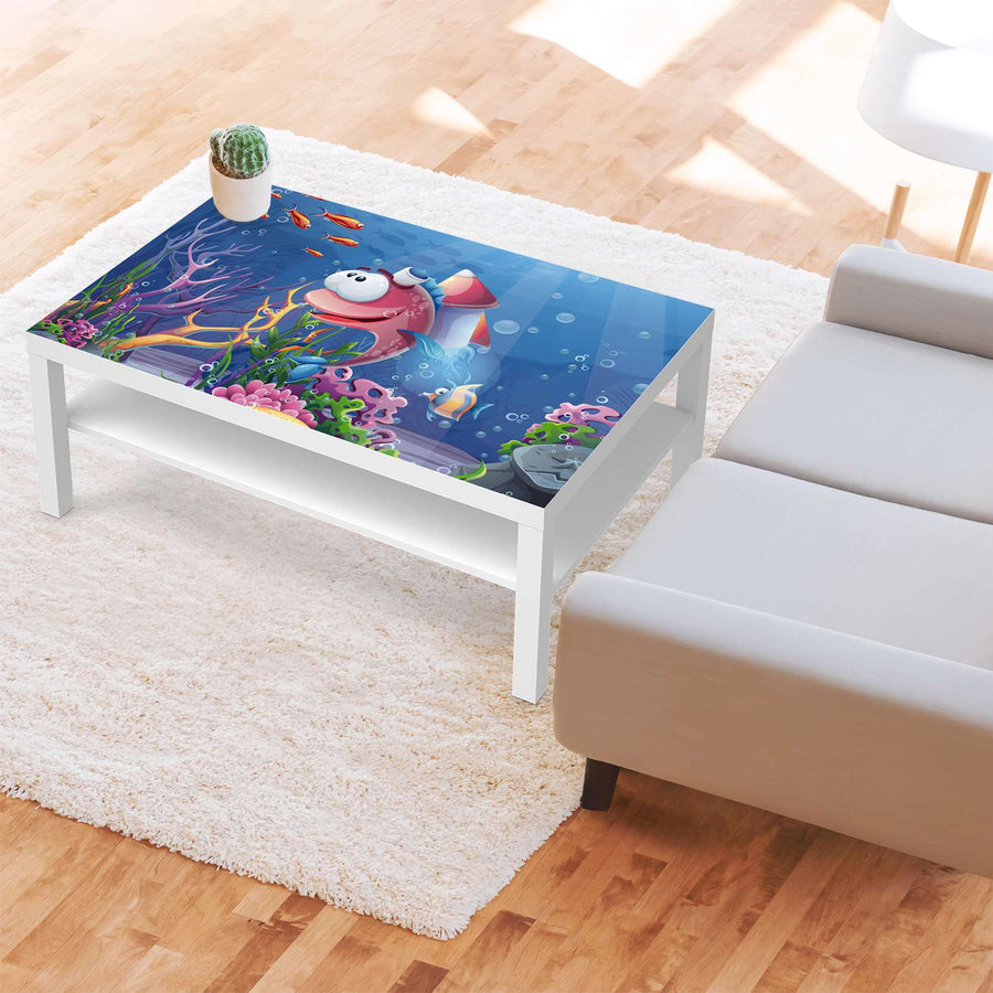 Klebefolie Bubbles - IKEA Lack Tisch 118x78 cm - Kinderzimmer