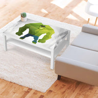 Klebefolie Mr. Green - IKEA Lack Tisch 118x78 cm - Kinderzimmer