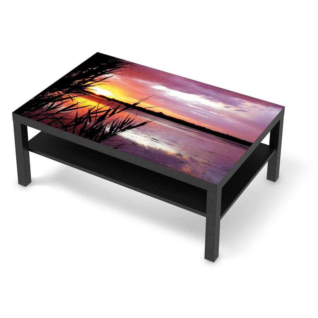 Klebefolie Dream away - IKEA Lack Tisch 118x78 cm - schwarz