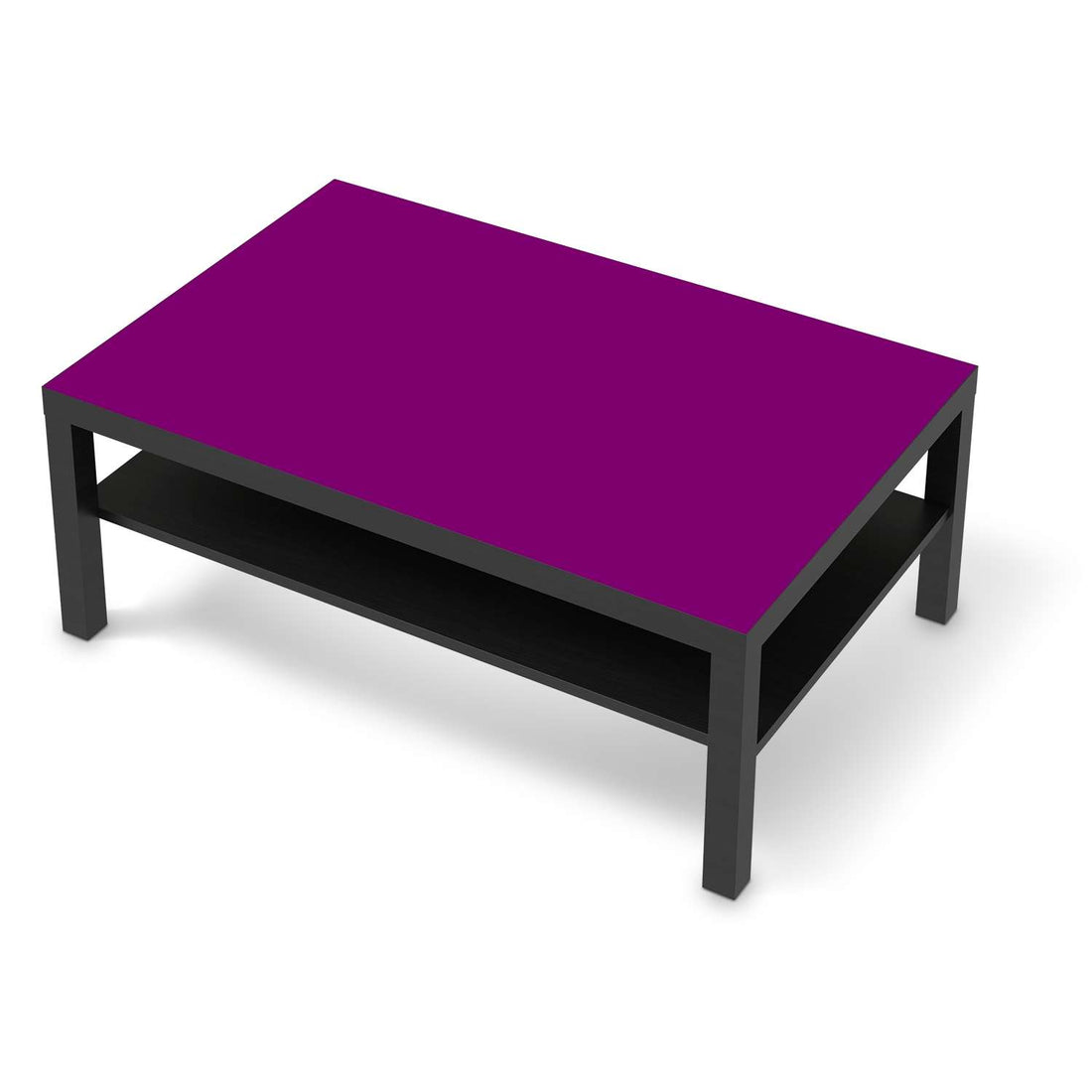 Klebefolie Flieder Dark - IKEA Lack Tisch 118x78 cm - schwarz