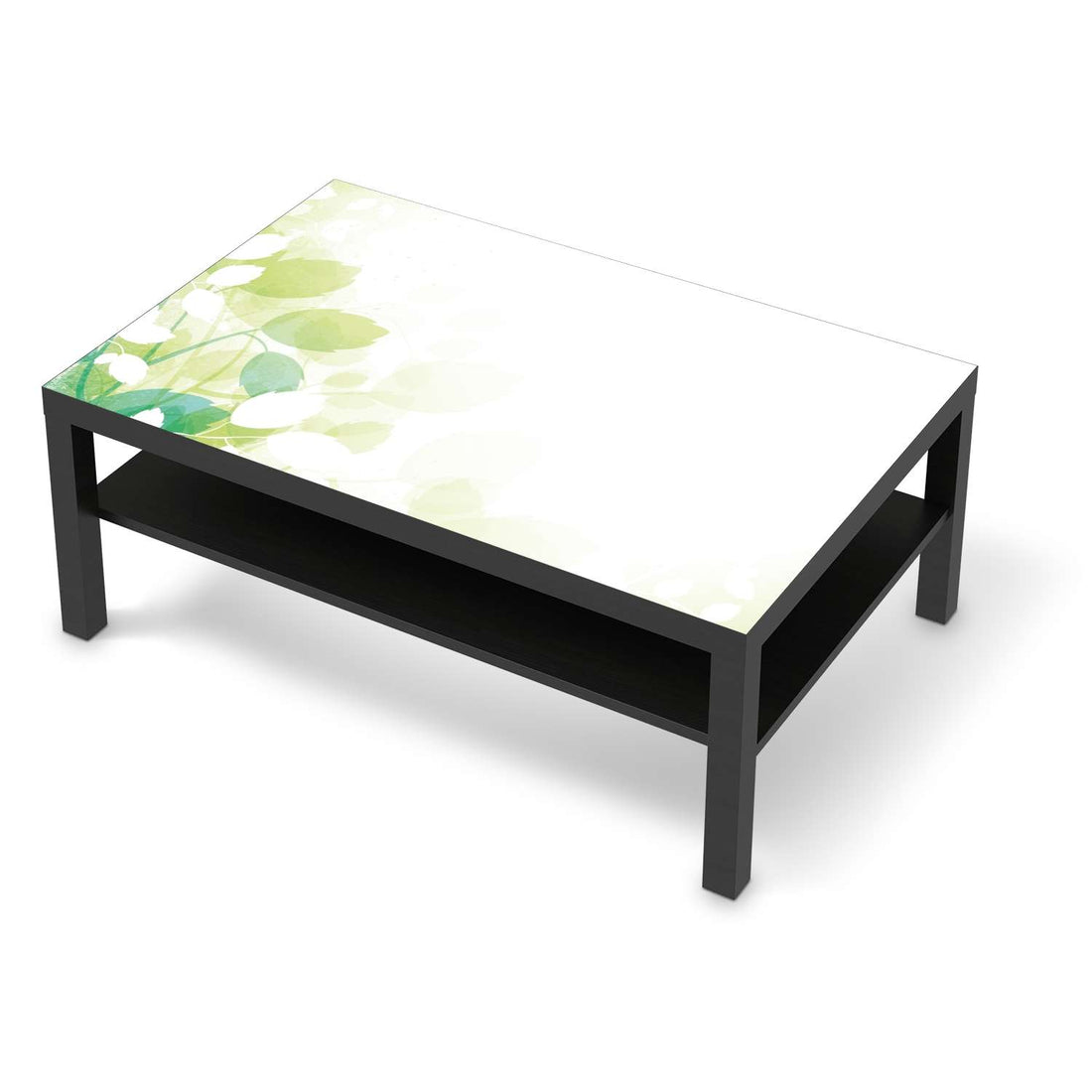 Klebefolie Flower Light - IKEA Lack Tisch 118x78 cm - schwarz