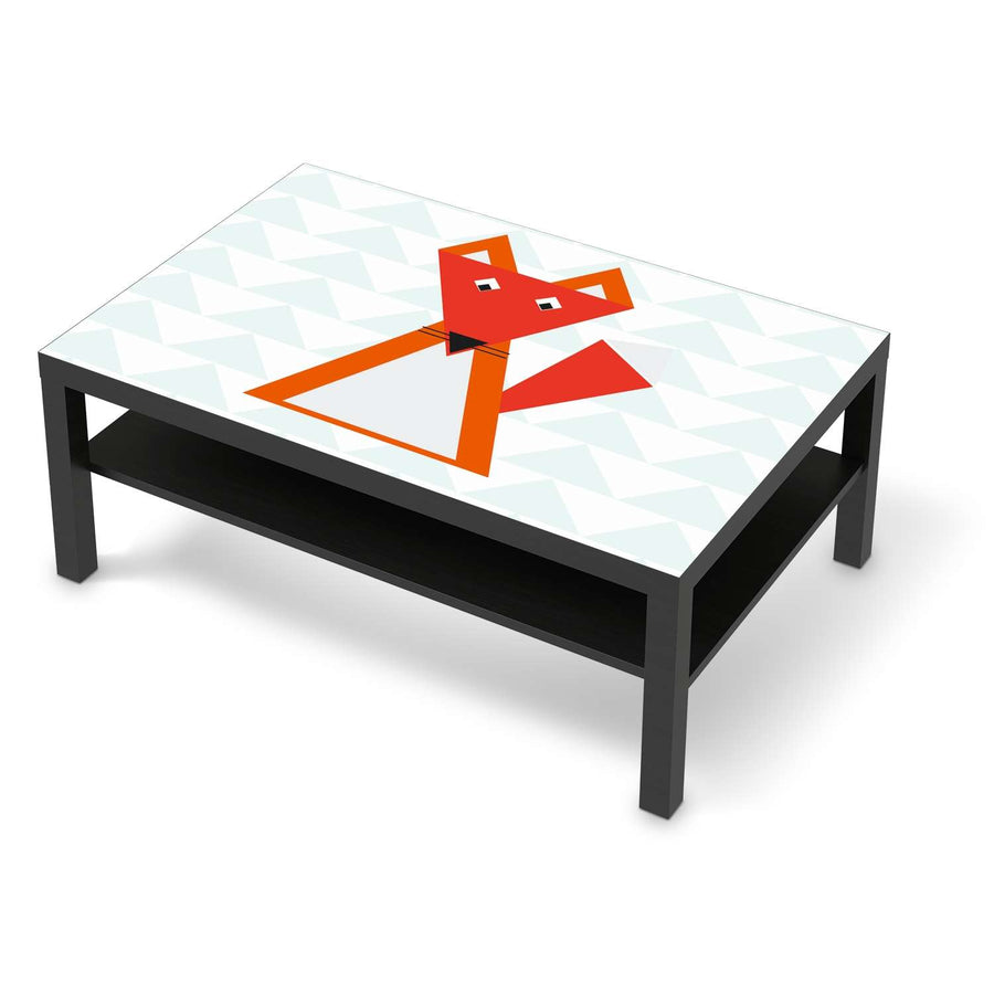 Klebefolie Füchslein - IKEA Lack Tisch 118x78 cm - schwarz