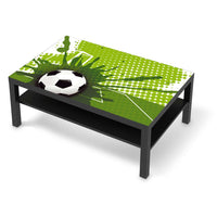 Klebefolie Goal - IKEA Lack Tisch 118x78 cm - schwarz