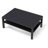 Klebefolie Grau Dark - IKEA Lack Tisch 118x78 cm - schwarz