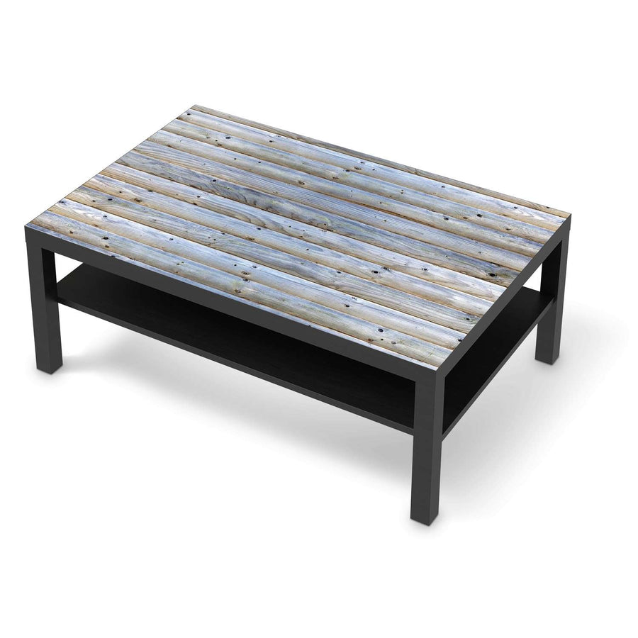 Klebefolie Greyhound - IKEA Lack Tisch 118x78 cm - schwarz