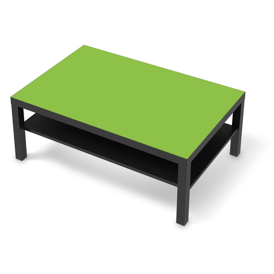 Klebefolie Hellgrün Dark - IKEA Lack Tisch 118x78 cm - schwarz