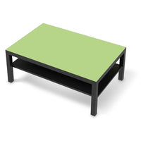 Klebefolie Hellgrün Light - IKEA Lack Tisch 118x78 cm - schwarz
