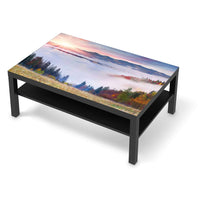 Klebefolie Herbstwald - IKEA Lack Tisch 118x78 cm - schwarz