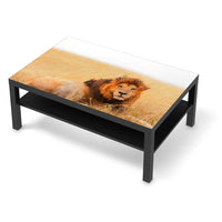 Klebefolie Lion King - IKEA Lack Tisch 118x78 cm - schwarz