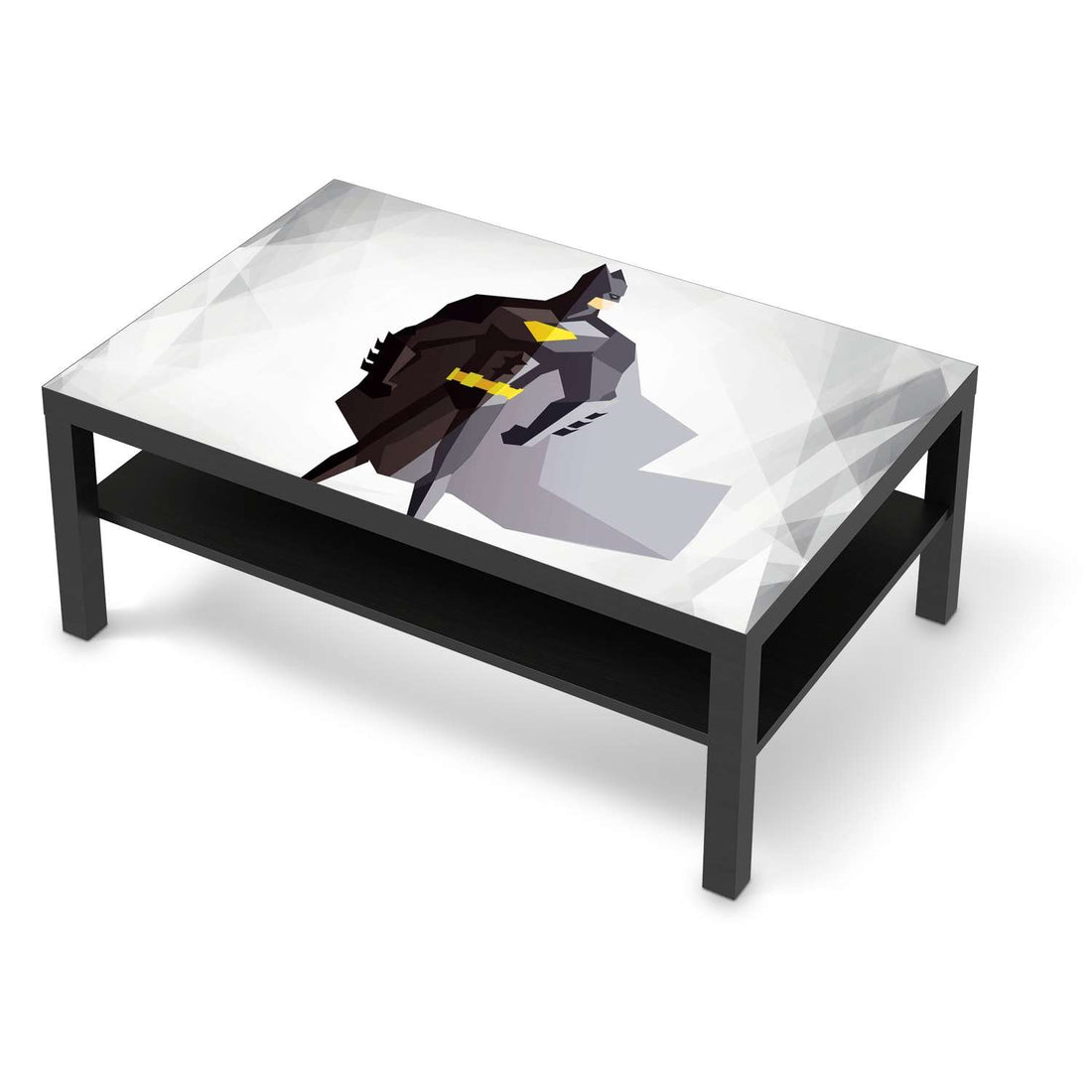 Klebefolie Mr. Black - IKEA Lack Tisch 118x78 cm - schwarz