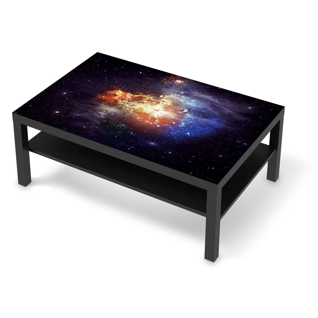 Klebefolie Nebula - IKEA Lack Tisch 118x78 cm - schwarz