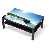 Klebefolie Niagara Falls - IKEA Lack Tisch 118x78 cm - schwarz