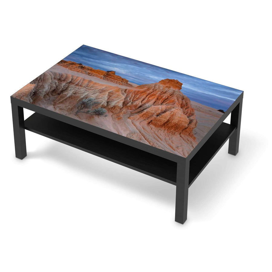 Klebefolie Outback Australia - IKEA Lack Tisch 118x78 cm - schwarz