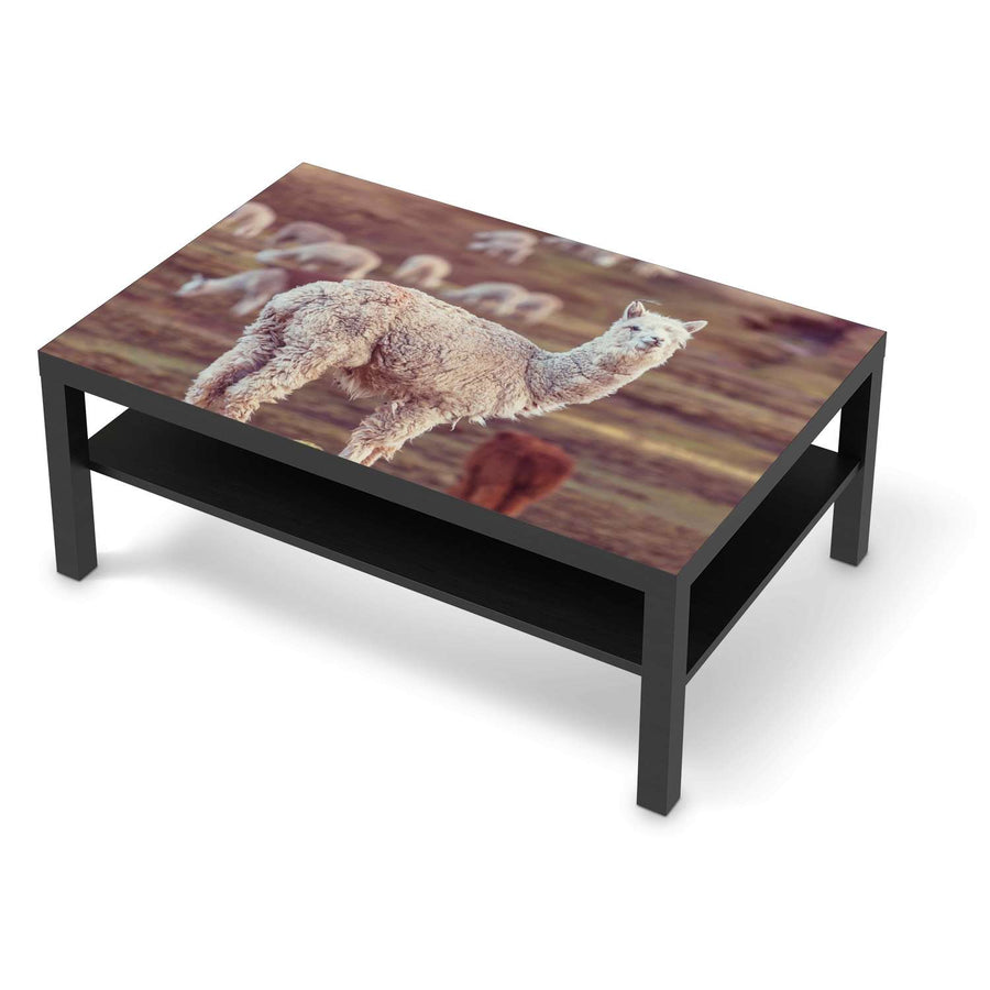 Klebefolie Pako - IKEA Lack Tisch 118x78 cm - schwarz