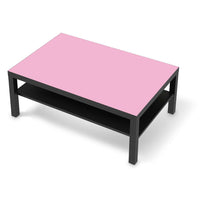 Klebefolie Pink Light - IKEA Lack Tisch 118x78 cm - schwarz
