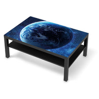 Klebefolie Planet Blue - IKEA Lack Tisch 118x78 cm - schwarz