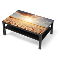 Klebefolie Savanne - IKEA Lack Tisch 118x78 cm - schwarz
