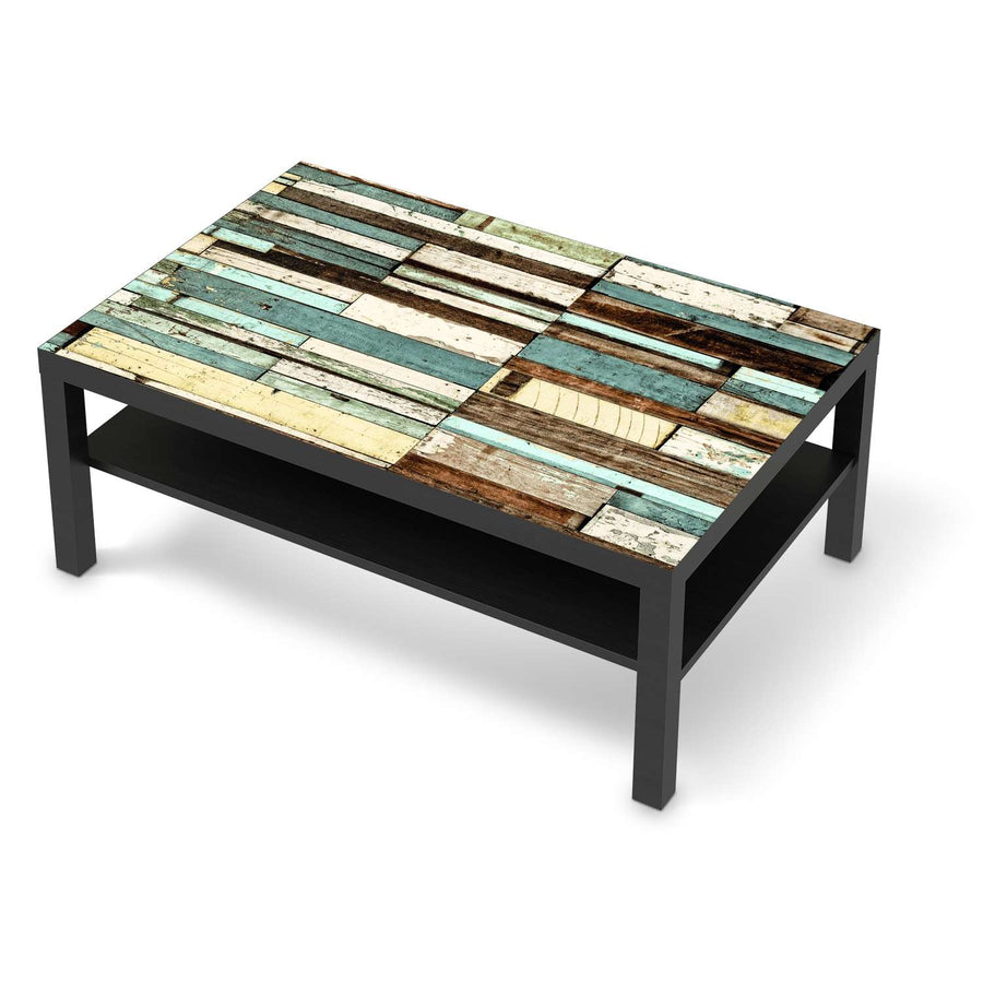Klebefolie Schiffsbruch - IKEA Lack Tisch 118x78 cm - schwarz