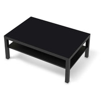 Klebefolie Schwarz - IKEA Lack Tisch 118x78 cm - schwarz