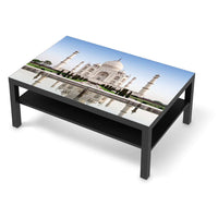 Klebefolie Taj Mahal - IKEA Lack Tisch 118x78 cm - schwarz
