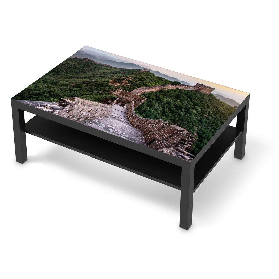 Klebefolie The Great Wall - IKEA Lack Tisch 118x78 cm - schwarz