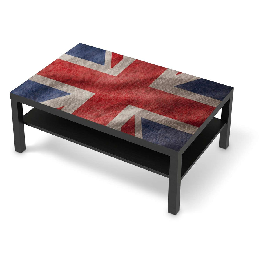 Klebefolie Union Jack - IKEA Lack Tisch 118x78 cm - schwarz