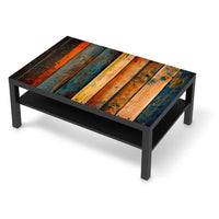 Klebefolie Wooden - IKEA Lack Tisch 118x78 cm - schwarz