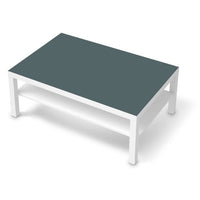 Klebefolie Blaugrau Light - IKEA Lack Tisch 118x78 cm - weiss