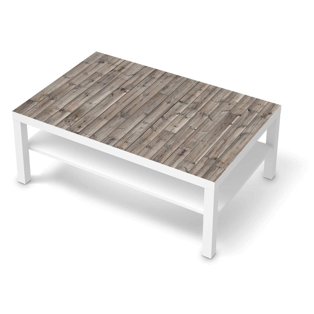 Klebefolie Dark washed - IKEA Lack Tisch 118x78 cm - weiss