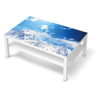 Klebefolie Everest - IKEA Lack Tisch 118x78 cm - weiss