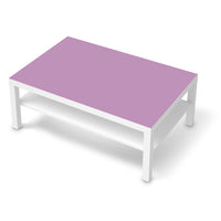 Klebefolie Flieder Light - IKEA Lack Tisch 118x78 cm - weiss
