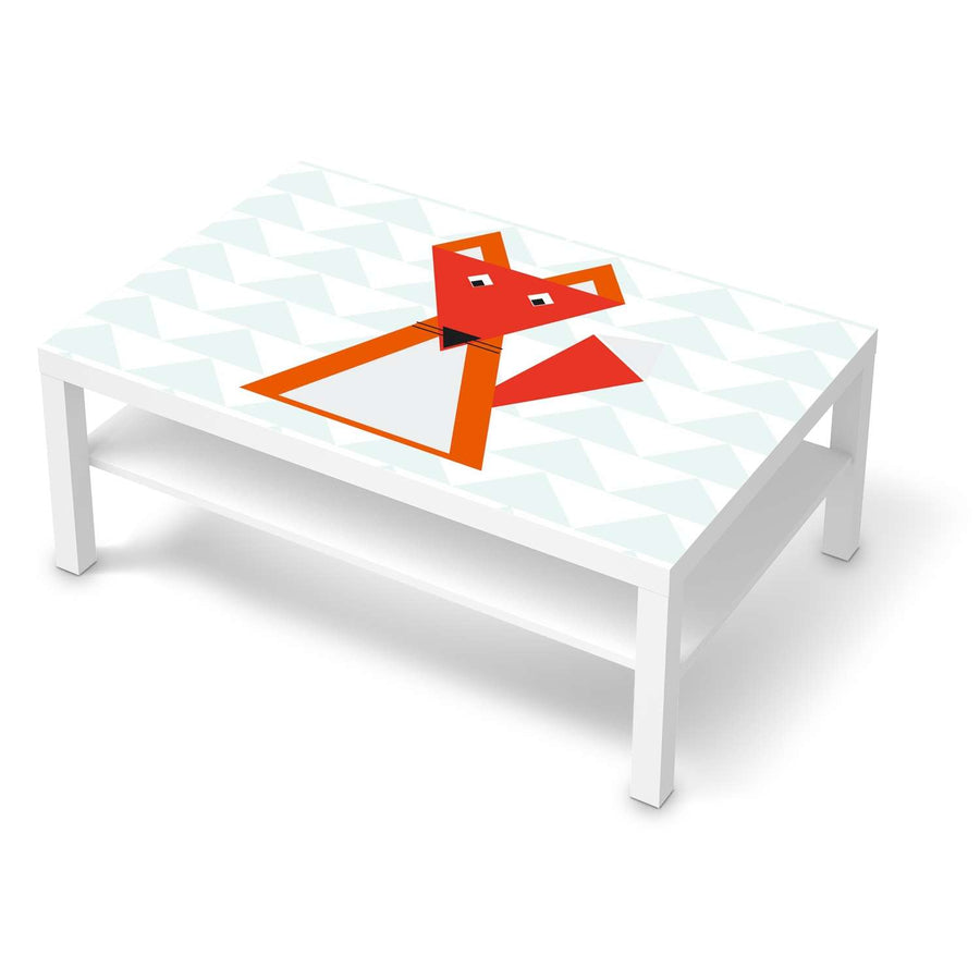 Klebefolie Füchslein - IKEA Lack Tisch 118x78 cm - weiss