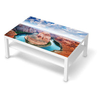 Klebefolie Grand Canyon - IKEA Lack Tisch 118x78 cm - weiss