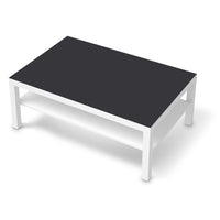 Klebefolie Grau Dark - IKEA Lack Tisch 118x78 cm - weiss
