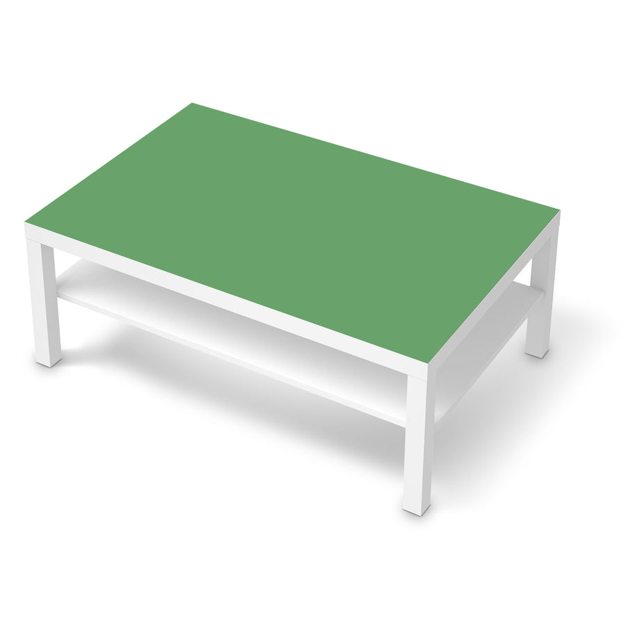 Klebefolie Grün Light - IKEA Lack Tisch 118x78 cm - weiss