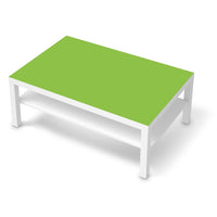 Klebefolie Hellgrün Dark - IKEA Lack Tisch 118x78 cm - weiss