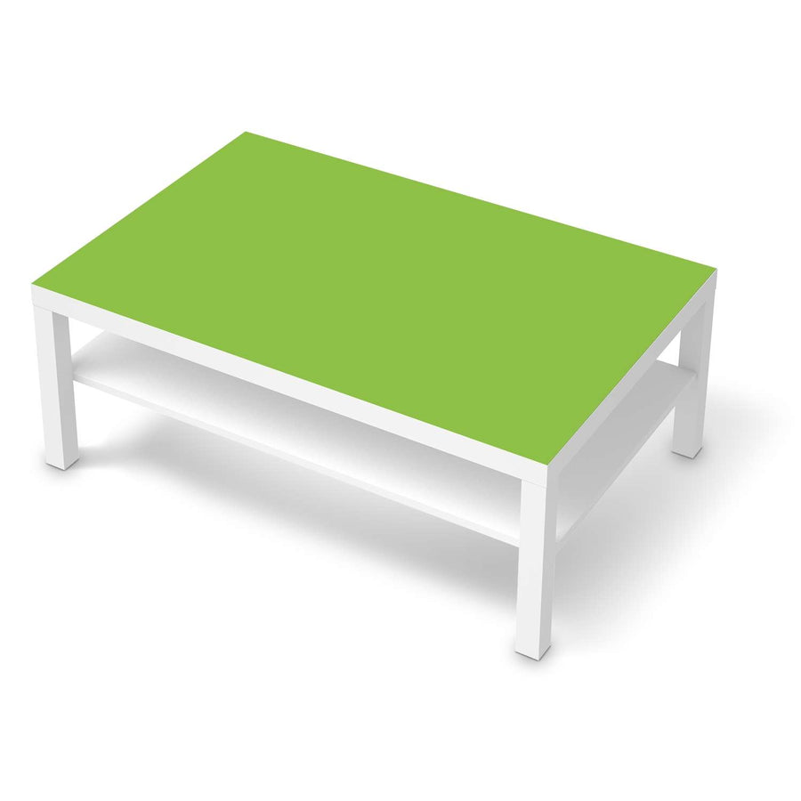 Klebefolie Hellgrün Dark - IKEA Lack Tisch 118x78 cm - weiss