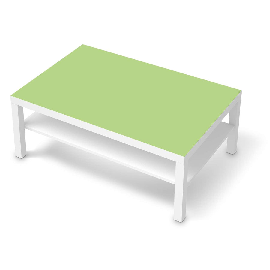Klebefolie Hellgrün Light - IKEA Lack Tisch 118x78 cm - weiss