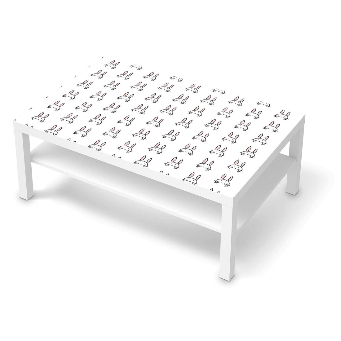 Klebefolie Hoppel - IKEA Lack Tisch 118x78 cm - weiss