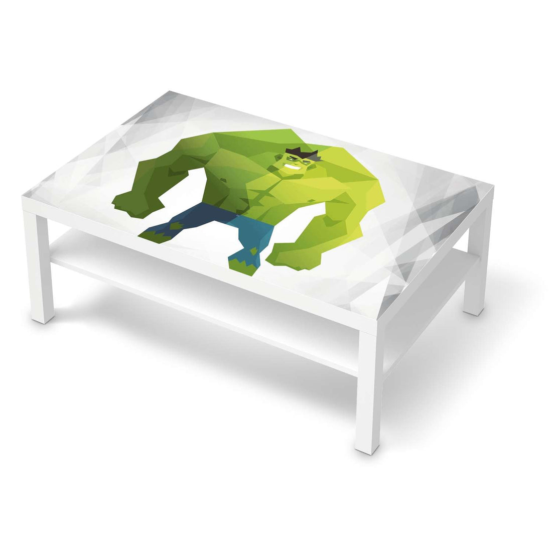 Klebefolie Mr. Green - IKEA Lack Tisch 118x78 cm - weiss