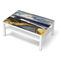 Klebefolie New Zealand - IKEA Lack Tisch 118x78 cm - weiss