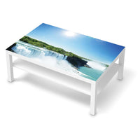 Klebefolie Niagara Falls - IKEA Lack Tisch 118x78 cm - weiss